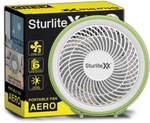 Sturlite Aero 12W Mini Portable Table Fan + Lamp| 3 Speed Modes| 2 Lighting Modes 4 hrs Lantern Emergency Light  (White and Green)