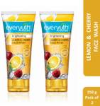 Everyuth Naturals Brightening Lemon & Cherry |Deep Cleansing, Oil Control & Tan Reduction Face Wash  (300 g)