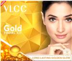 VLCC Gold Facial Kit. Bright & glowing skin – Parlour Glow  (6 x 10 g)
