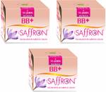 VI-JOHN WOMEN Saffron BB+ Cream Foundation + Fairness Cream Pack Of 3  (150 g)