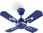 PROLIFE Optima Deco 600 mm 4 Blade Ceiling Fan  (Anti Dust | Metallic Blue | Pack of 1)