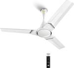 KUHL Prima A3 BLDC Ceiling Fan with 5 Year Warranty BLDC Motor with Remote 1200 mm Ceiling Fan  (5 Star | White | Pack of 1)