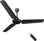 Atomberg Ameza 5 Star 1200 mm 3 Blade Ceiling Fan  (BLDC Motor with Remote | Gloss Black | Pack of 1)