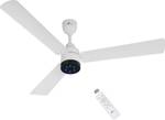 RR Signature Energy Pro with 3 Year Warranty BLDC Motor with Remote 1200 mm Ceiling Fan  (5 Star | Mirage White. | Pack of 1)