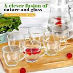 Rra Traders (Pack of 6) Glass Tea and Coffee Cup (Clear, 140 ml) 6 Pieces Glass Set Water/Juice Glass  (140 ml, Glass, Clear)