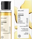 BRILLARE Argan Hair Oil, with Olive Oil & Sunflower Oil, Dry & Frizzy Hair, 100% Natural Hair Oil  (100 ml)