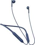 Portronics Harmonics Z5 Wireless Neckband, 33Hrs Playtime, Double EQ Mode, Fast charging Bluetooth Headset  (Blue, In the Ear)