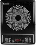 Sansui 1600 W Induction Cooktop Push Button  (Black, Smart Cook -1600)