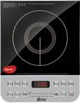 Pigeon 2100 W Induction Cooktop Push Button  (Silver, Black, Brio+)