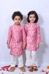 Pankhuri By Priyanka Baby Boys & Baby Girls Casual Kurta and Pyjama Set