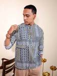 The Indian Garage Co. Men Printed A-line Kurta