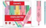 LUXOR Pastel Highlighter Pack Of 5 With XO Pen  (Set of 5, Multicolor)