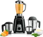 Longway Kratos 1000 W Juicer Mixer Grinder  (Kratos | 4 Jars | Black)