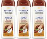 Yuthika Body Lotion Cocoa Nourish 300 ml Each Pack Body Lotion For Women (Pack OF 3)  (900 ml)