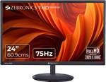 ZEBRONICS Pure Pixel 60.96 cm (24 inch) Full HD LED Backlit VA Panel with HDMI, VGA, Built-in Speakers, Slim Design Monitor (ZEB-PA124)  (Response Time: 5 ms, 75 Hz Refresh Rate)
