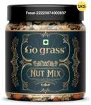 GO GRASS International Healthy Nutmix | 10+ Mix Dry Fruits | Ready to eat | Assorted Nuts  (1 kg)