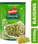 YUM YUM Premium Raisins Kishmish 1kg Raisins  (2 x 0.5 kg)