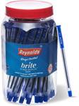 Reynolds Brite Ball Pen  (Pack of 50, Ink Color – Blue)