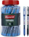 Reynolds Lubriguide Ball Pen  (Pack of 40, Ink Color – Blue Black)