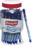 Reynolds Racer Gel Blue Pen Jar Gel Pen  (Pack of 40, Ink Color – Blue)