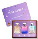 Just Herbs Pure Fragrances Refreshing & Energising Trio Perfume Set of 3 – 50ML Eau de Parfum – 150 ml  (For Men & Women)