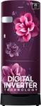 SAMSUNG 223 L Direct Cool Single Door 3 Star Refrigerator with Base Drawer with Digital Inverter  (Camellia Purple, RR24C2Z23CR/NL)