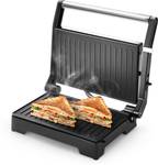 Longway Crisp Master 1000 W Panini Sandwich Maker, Toaster & Grill  (Metallic Silver)