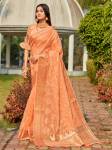 KARAGIRI Embellished Bollywood Linen Saree