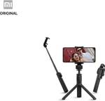 Mi Tripod with Extendable Aluminium Monopod and Micro USB Rechargeable Bluetooth Selfie Stick  (Black, Remote Included)