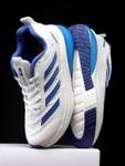action NITRO 221 Light Weight,Comfortable,Trendy,Running, Breathable, Sports Running Shoes For Men  (White, Blue , 8)