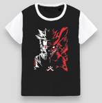 Boys & Girls Printed Cotton Blend T Shirt  (Multicolor, Pack of 1)
