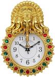BIG BANG CREATIONS Analog 33 cm X 24 cm Wall Clock  (Gold, With Glass, Standard)