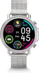 Lifelong Ornate Smartwatch For Women with HD Display|Body Temprature |24×7 Heart Rate Smartwatch  (Silver Strap, Free)