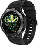 beatXP Duke 1.43” Rugged Super AMOLED Display BT Calling, 100+ Sports Modes & IP67 Smartwatch  (Electric Black Strap, Free Size)
