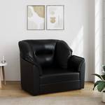RECLINEX INDIA Leatherette 1 Seater Sofa (Finish Color – Black, DIY(Do-It-Yourself))