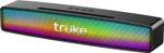 truke ThunderBar with 6hrs Playtime, Dual 52mm Driver, RGB LEDs,Portable 16 W Bluetooth Speaker  (Black, Stereo Channel)