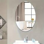 SIA VENDORS 30 cm Acrylic Mirror Wall Stickers,Oval Self Adhesive, Unbreakable Mirrors Stickers Self Adhesive Sticker (Pack of 1)