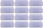 Pranavi Small Plastic Clear Box Set for Medicine Jewellery Box With Lid  Lock(Pack of 24) Storage Box Price in India - Buy Pranavi Small Plastic  Clear Box Set for Medicine Jewellery Box