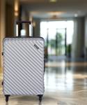 PROVOGUE Large Check-in Suitcase (73 cm) 4 Wheels – CHEVRON – Silver