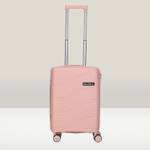 KILLER Small Cabin Suitcase (55 cm) 4 Wheels – Hard Sided Spinners, Expandable Travel & Luggage Bags Trolley Bag – Gold