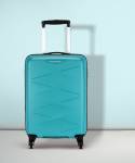 Kamiliant by American Tourister Small Cabin Suitcase (55 cm) 4 Wheels – Kam Triprism Sp Aqua – Blue