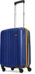 ALFA by VIP Small Cabin Suitcase (55 cm) 4 Wheels – Excel Polypropylene | Trolley Bag With Combination Lock – Blue
