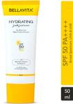 BELLAVITA Sunscreen – SPF 50 PA++++ Water based Hydrating Sunscreen  (50 ml)