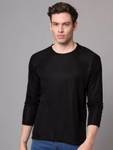 SYM Men Solid Round Neck Cotton Blend Multicolor T-Shirt