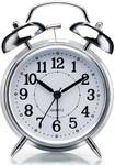 SeaRegal Analog Silver Clock