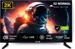 InnoQ Spectra 80 cm (32 inch) HD Ready LED TV with 30W Boom Speakers | Real Frameless | Noise Reduction | Monitor Support | Colour Enhancer |  (32N-MAX-V2)