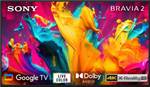 SONY Bravia 2 108 cm (43 inch) Ultra HD (4K) LED Smart Google TV 2024 Edition  (K-43S20B)