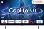 Coocaa 80 cm (32 inch) HD Ready LED Smart Coolita TV 2024 Edition with Dolby Audio and Eye Care Technology  (32S3U Plus)