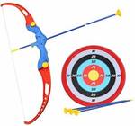 Amitasha ArcheryPro Bow and Arrow Toy Set for Kids with Target – Fun Outdoor Game Archery Kit