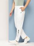 SLAZENGER Men Solid White Track Pants